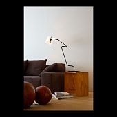 praktisch-schöne dimmbare Tischlampe ELANE Table Short in silber-Bild-2