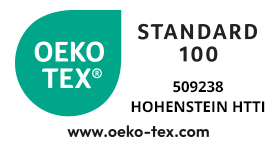 OEKO-TEX® STANDARD 100 - 509238 HOHENSTEIN HTTI
