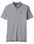 T-shirt polo homme US Polo ASSN, gris