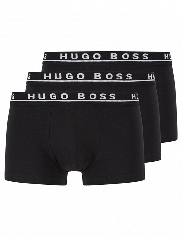 HUGO BOSS Boxer, 3er-Pack, in Schwarz