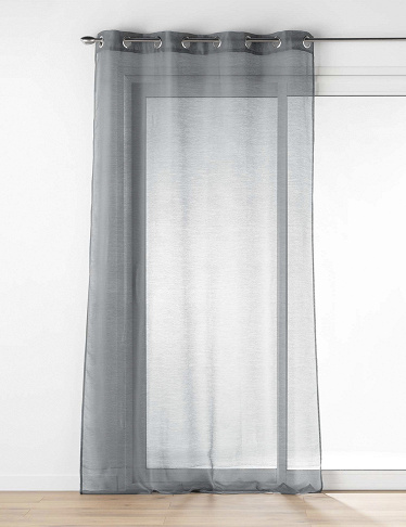 Vorhang «Lissea», H 240, B 140 cm, grau