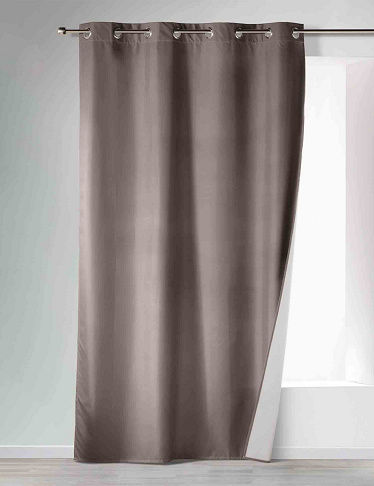 Thermovorhang «Icemount», H 260, B 140 cm, taupe