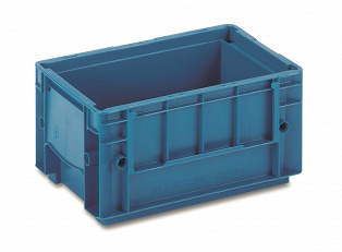 Schäfer Industriebehälter Lagerkiste Box 295x195x145 RL-KLT 3147-K2 blau 5 St 