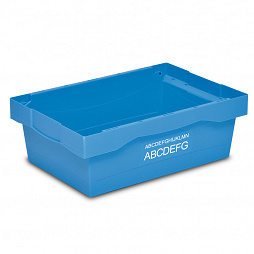 Nestable container NESCO, solid base