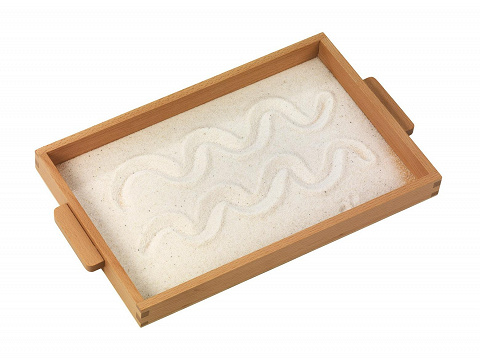 Montessori-Material Sandmalen und Sandzeichnen