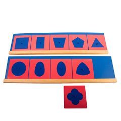 Montessori-Material metallene Einsatzfiguren 