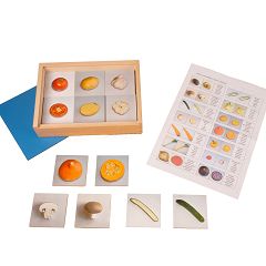 Montessori-Material Zuordnungsspiel Gemüse
