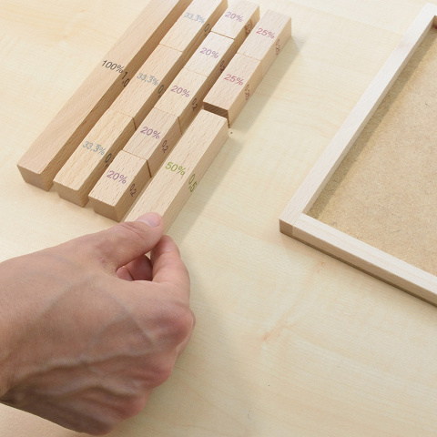 Brüche verstehen lernen mit Freiarbeitsmaterial