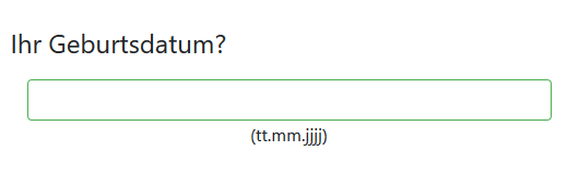 Mobile Ansicht