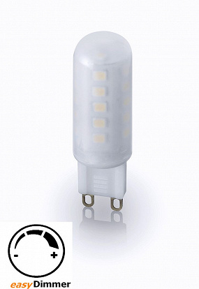Doppelpack dimmbares LED Leuchtmittel mit Stiftsockel G9