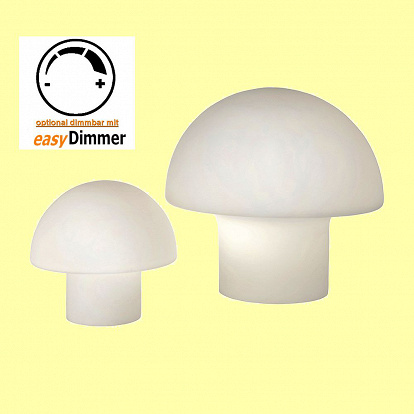 Glasleuchte Design Villeroy & Boch für dimmbare Led Lampen geeignet 32 cm Grösse 