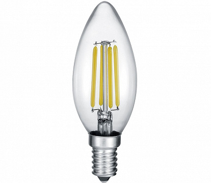 LED E14 Leuchtmittel Filament Fadentechnik