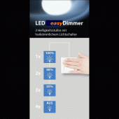 LED durch Mehrfachdruck auf Wandschalter dimmbar-Bild-4