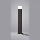 Hohe Stehlampe Led Licht in anthrazit grau für Fassung E14 