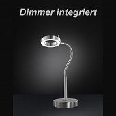 LED Erleuchtung in Form einer dekorativen dimmbaren Tischlampe