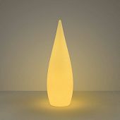 Gartenlampe im Design Stil mit Led Licht zum dimmen und bunten Lichter Höhe 120 cm