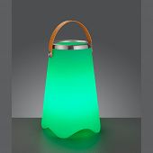 Grünes Licht Outdoor Lampe bunte Farblichter plus Lautsprecher plus Flaschenkühler all in one