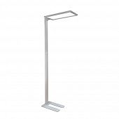 Dimmbare LED-Bürostehlampe in Weiss und Silber