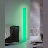 Design Stehleuchten mit Farbenspiel auf LED Basis mit RGBW Farben oder Weisslicht Tönen und Dimmbar