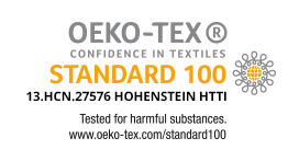 OEKO-TEX® STANDARD 100 - 13.HCN.27576 HOHENSTEIN HTTI