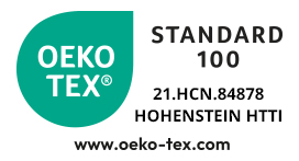 OEKO-TEX® STANDARD 100 - 21.HCN.84878 HOHENSTEIN HTTI