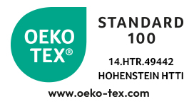 OEKO-TEX® STANDARD 100 - 14.HTR.49442 HOHENSTEIN HTTI