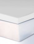 Drap-housse pour surmatelas Boxspring, 90-100 x 200 cm, blanc