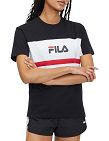 FILA T-shirt «Lishui», noir/blanc