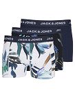 JACK&JONES Boxers, pack de 3, blanc/marine/noir