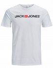 Jack & Jones T-Shirt für Herren, mit Logo, weiss