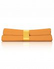 Jersey-Fixleintücher im 2er-Pack, 90-100x200 cm, orange