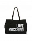 Love Moschino Handtasche aus Textil, schwarz