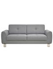 Sofa «Lisa», L 190 x B 80 x H 84 cm, hellgrau
