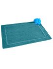 Tapis de bain, ultra doux, 50 x 70 cm, turquoise