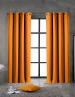 Vorhang 1 Stück, lichtundurchlässig, orange