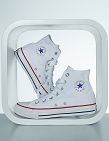 Image of Converse, hohe Sportschuhe in Weiss