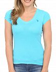 T-shirt femme US Polo ASSN, bleu clair