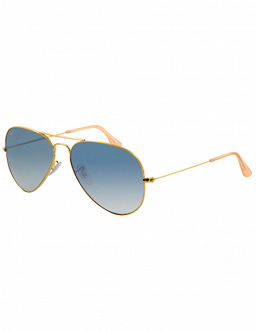 Sonnenbrille «Aviator» von Ray Ban, golden/blau