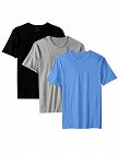 Pack de 3 t-shirts homme Tommy Hilfiger, noir/gris/bleu
