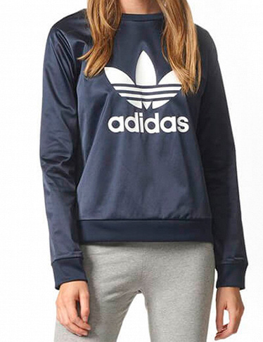 Damen-Sweatshirt von Adidas, navy