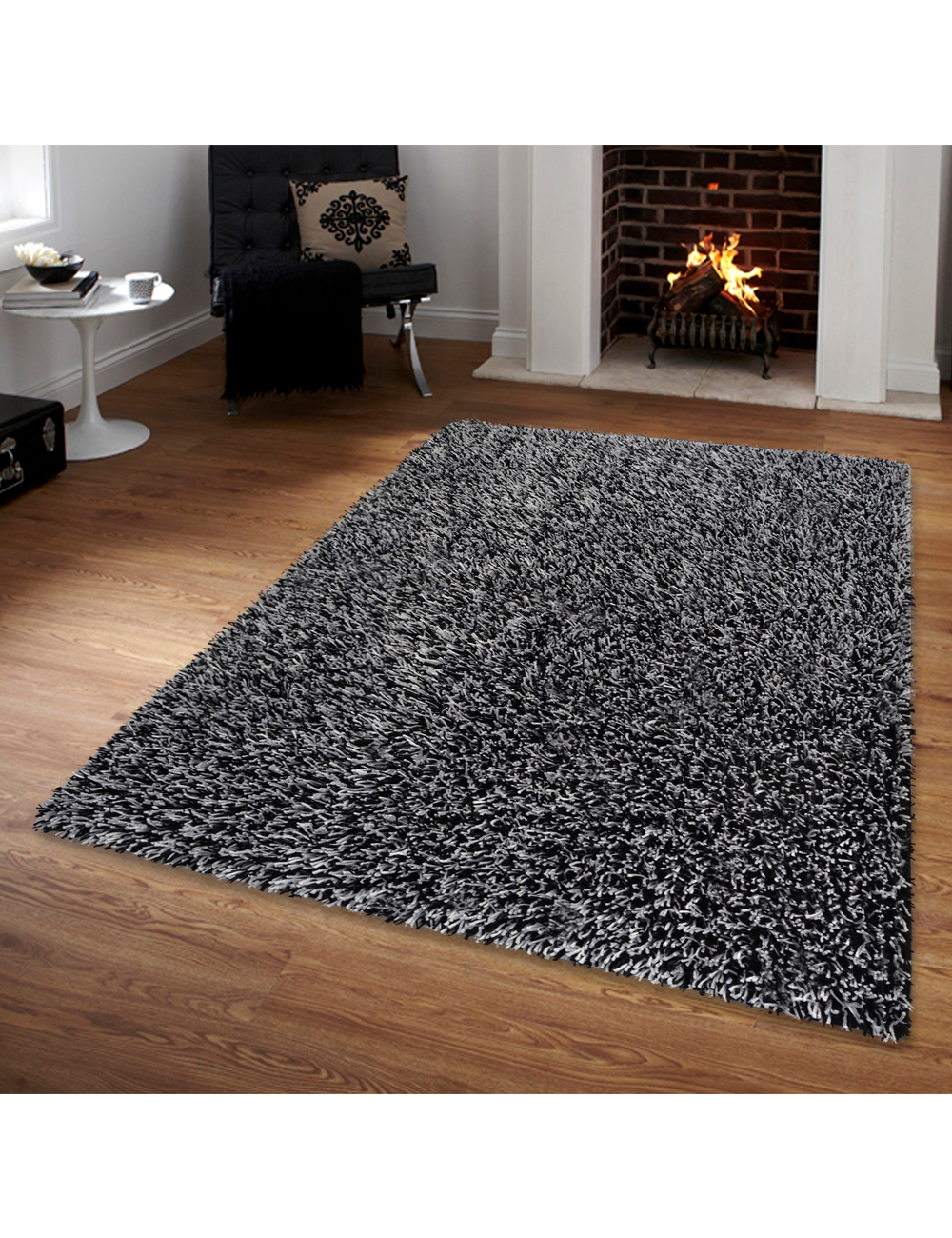 Teppich «Cosy», schwarz, 80 x 150 cm