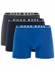Pack de 3 boxers Hugo Boss, bleu/navy/gris