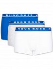 Pack de 3 boxers Hugo Boss, gris/bleu/blanc