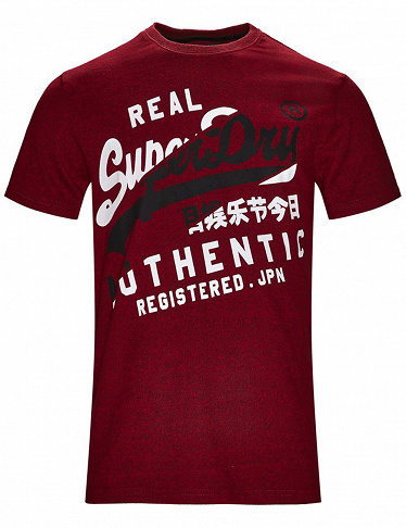 T-Shirt Superdry «Vintage Authentic», rot