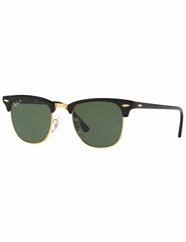 Sonnenbrille «Clubmaster» polarisiert Ray Ban, Havana/grün