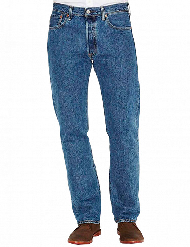 Jeans 501 «Original Fit» von Levi's, L 32, hellblau