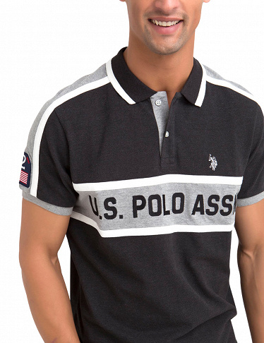 T-Shirt US Polo ASSN für Herren, schwarz