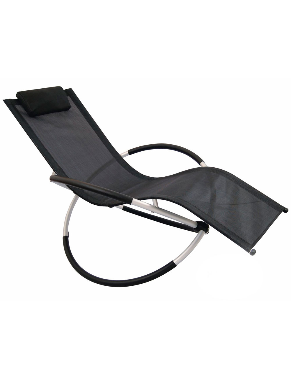 Chaise longue à bascule, ergonomique