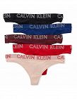 Slips Calvin Klein en pack de 5, plusieurs couleurs