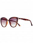Sonnenbrille von Guess, Leopard-Design, havanafarben